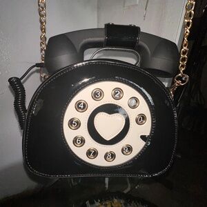 Retro Bag Phone Mox Patent Shoulder Chain